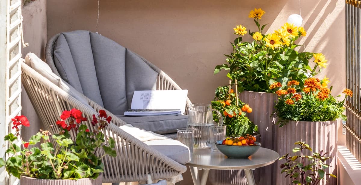 Bunte Oase für Ihren Balkon