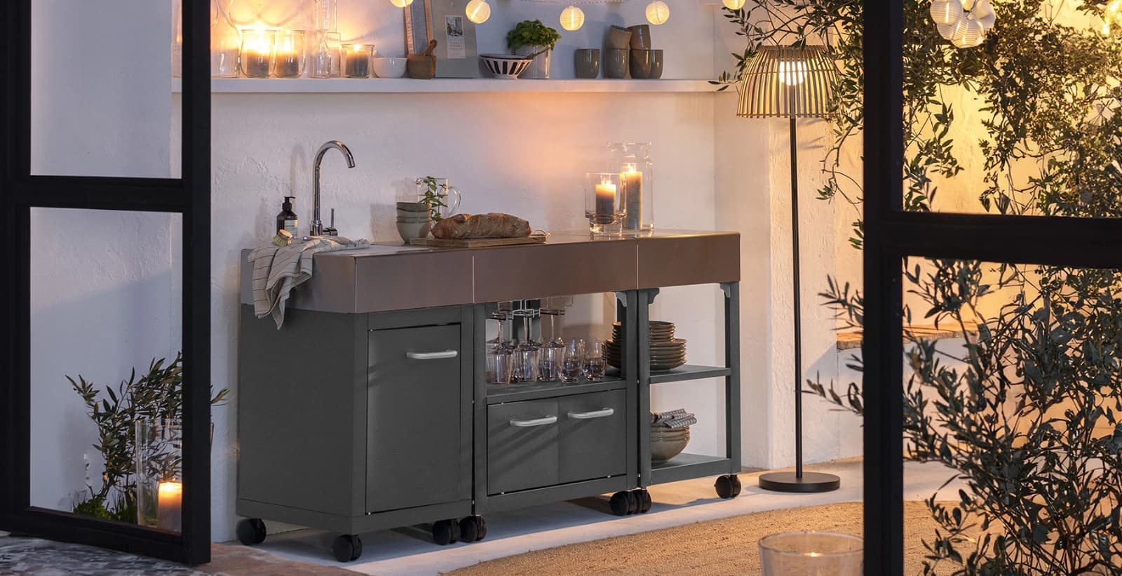 Die Küche zieht nach draußen