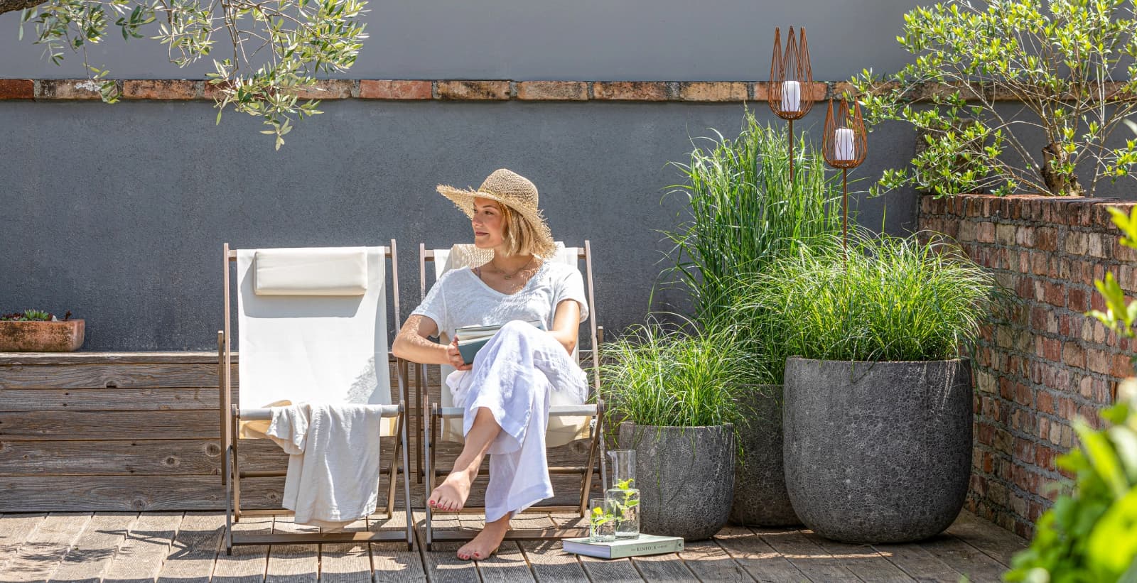 Pflanzgefäße aus Stein