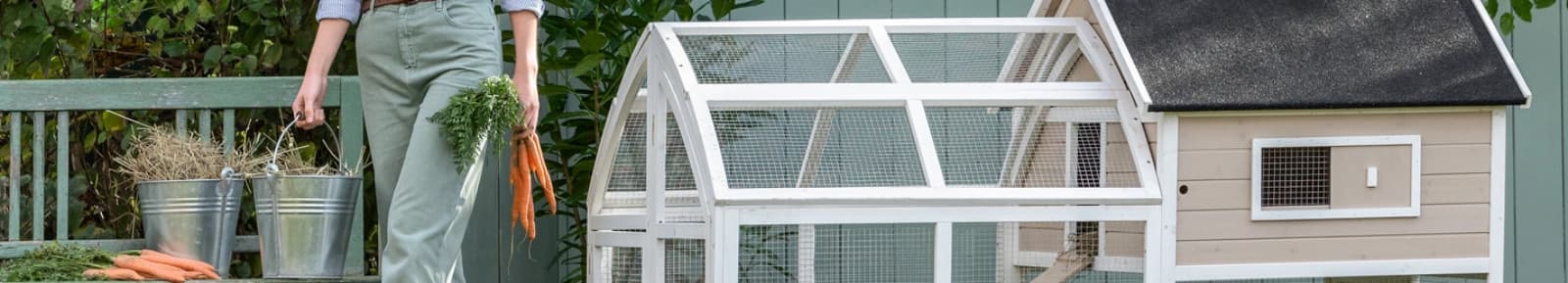 Kaninchenställe & Freilaufgehege