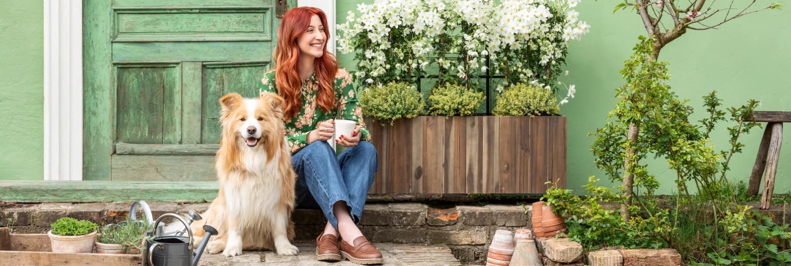 Halbschattiger Vorgarten