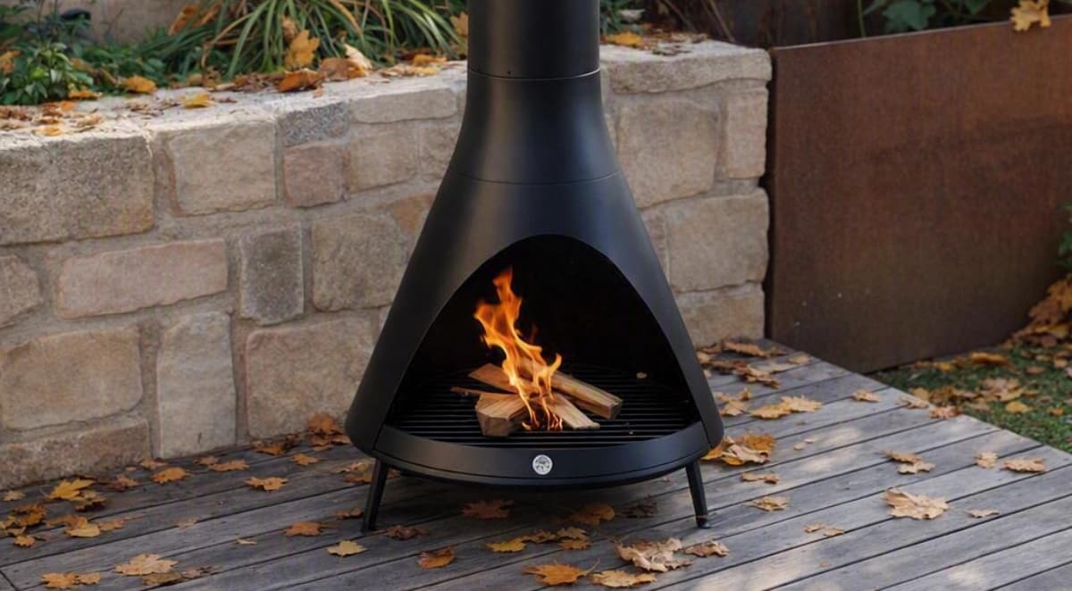 Garten­kamin