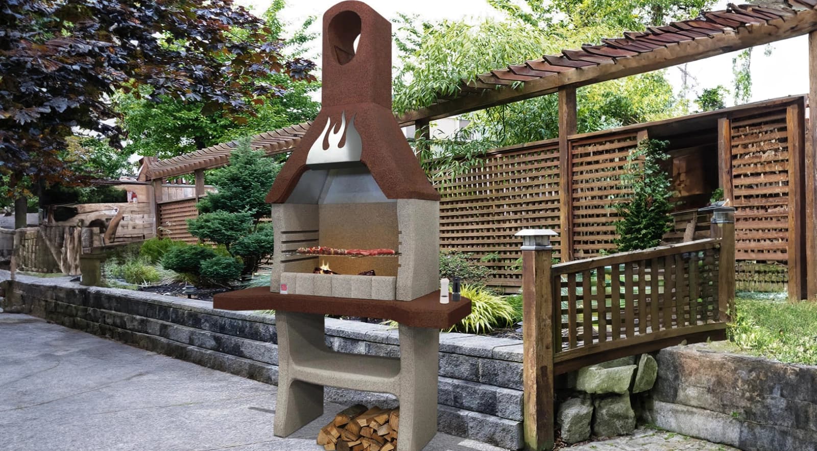 Gartenkamin
