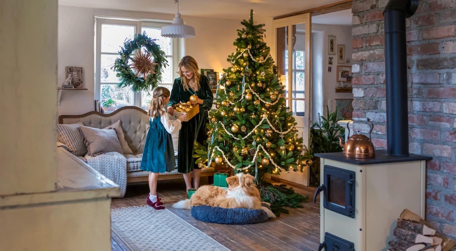 Künstliche Weihnachtsbäume