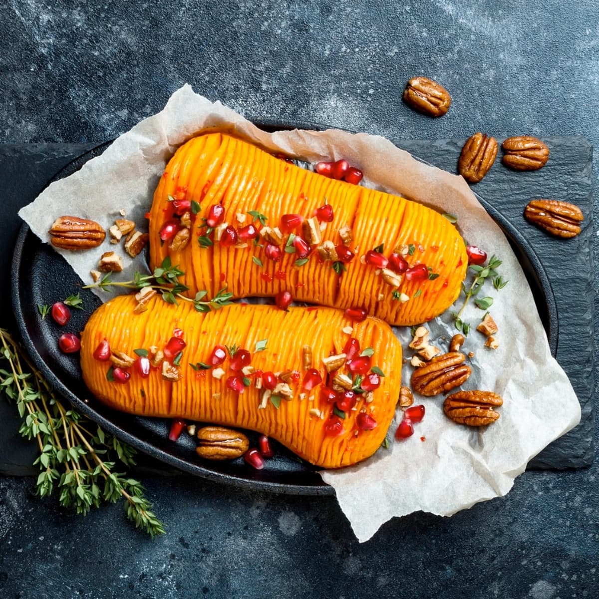 Ofenkürbis mit Goldthymian