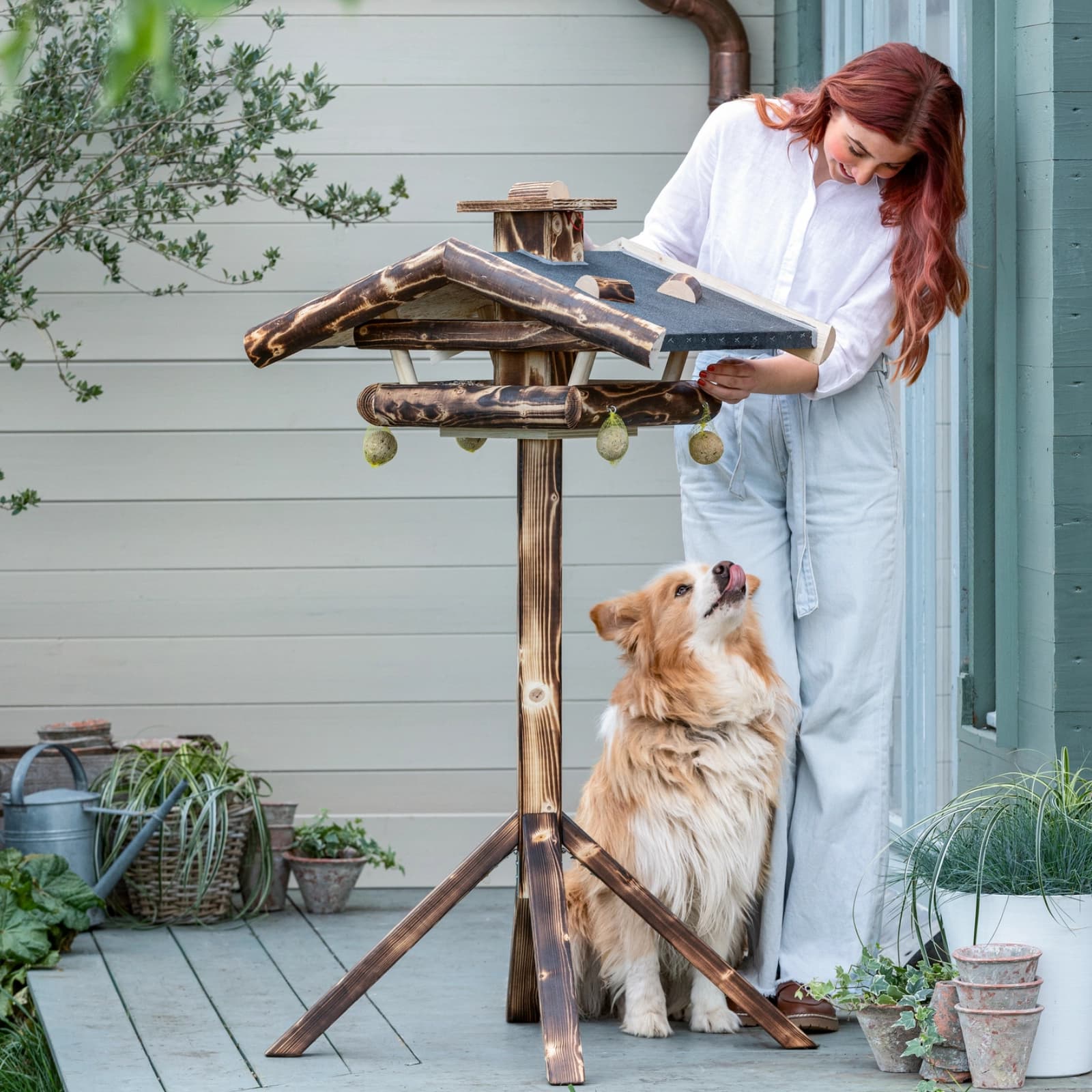 Häuser & Futterspender