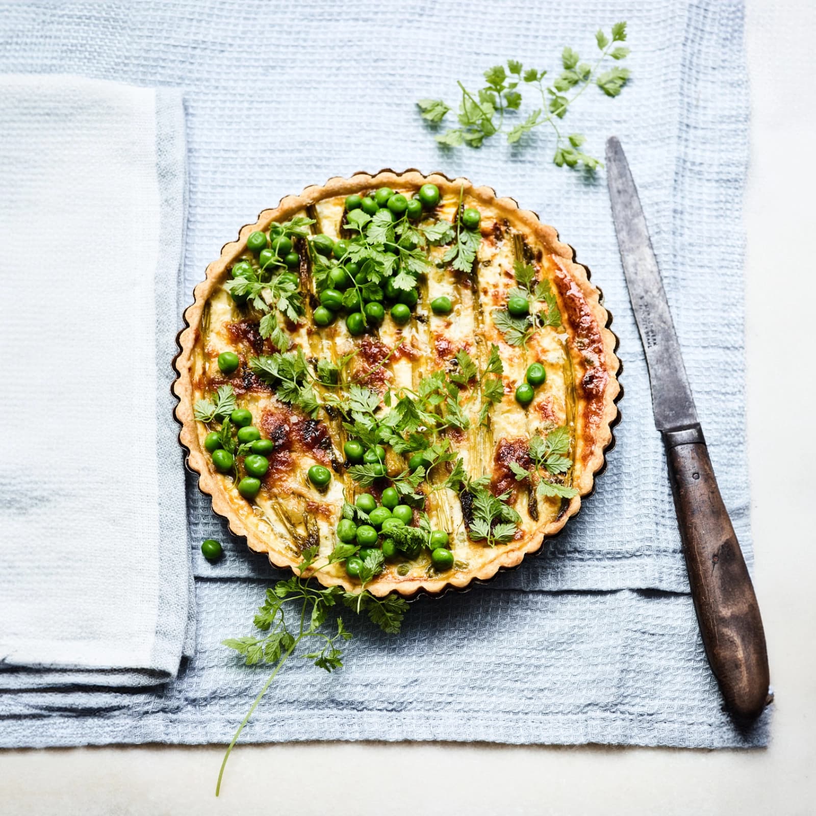 Quiche mit Spargel