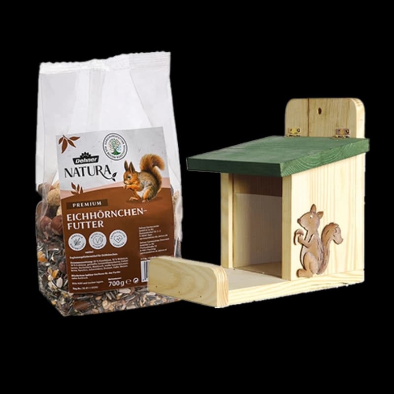 Eichhörnchenfutter & -häuser