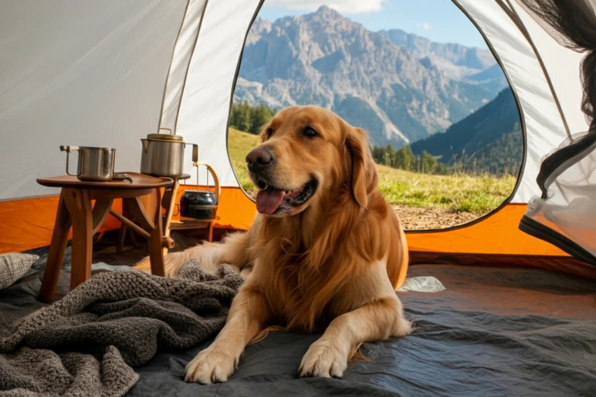 Zelten mit Hund