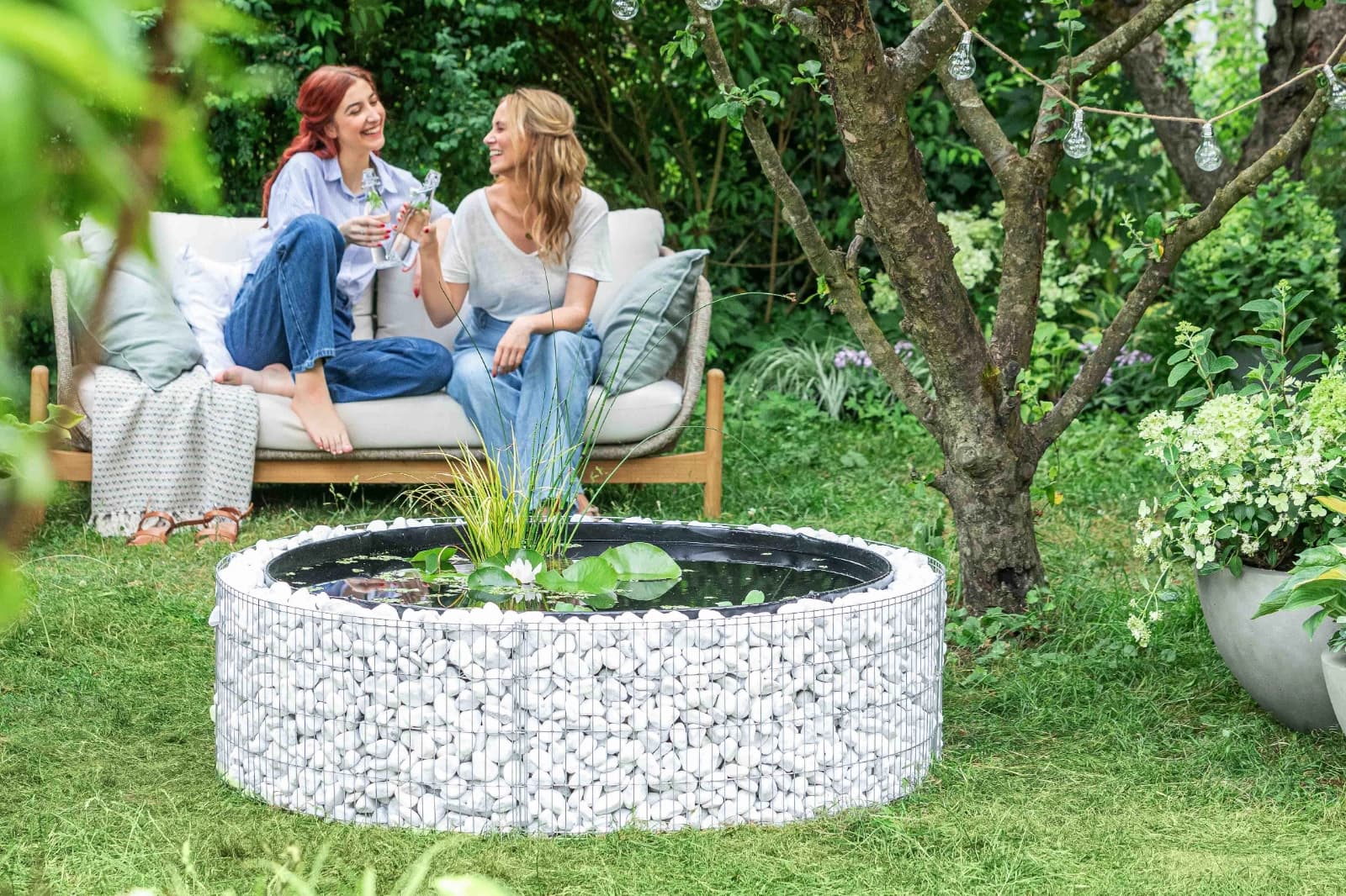 Wasser im Garten