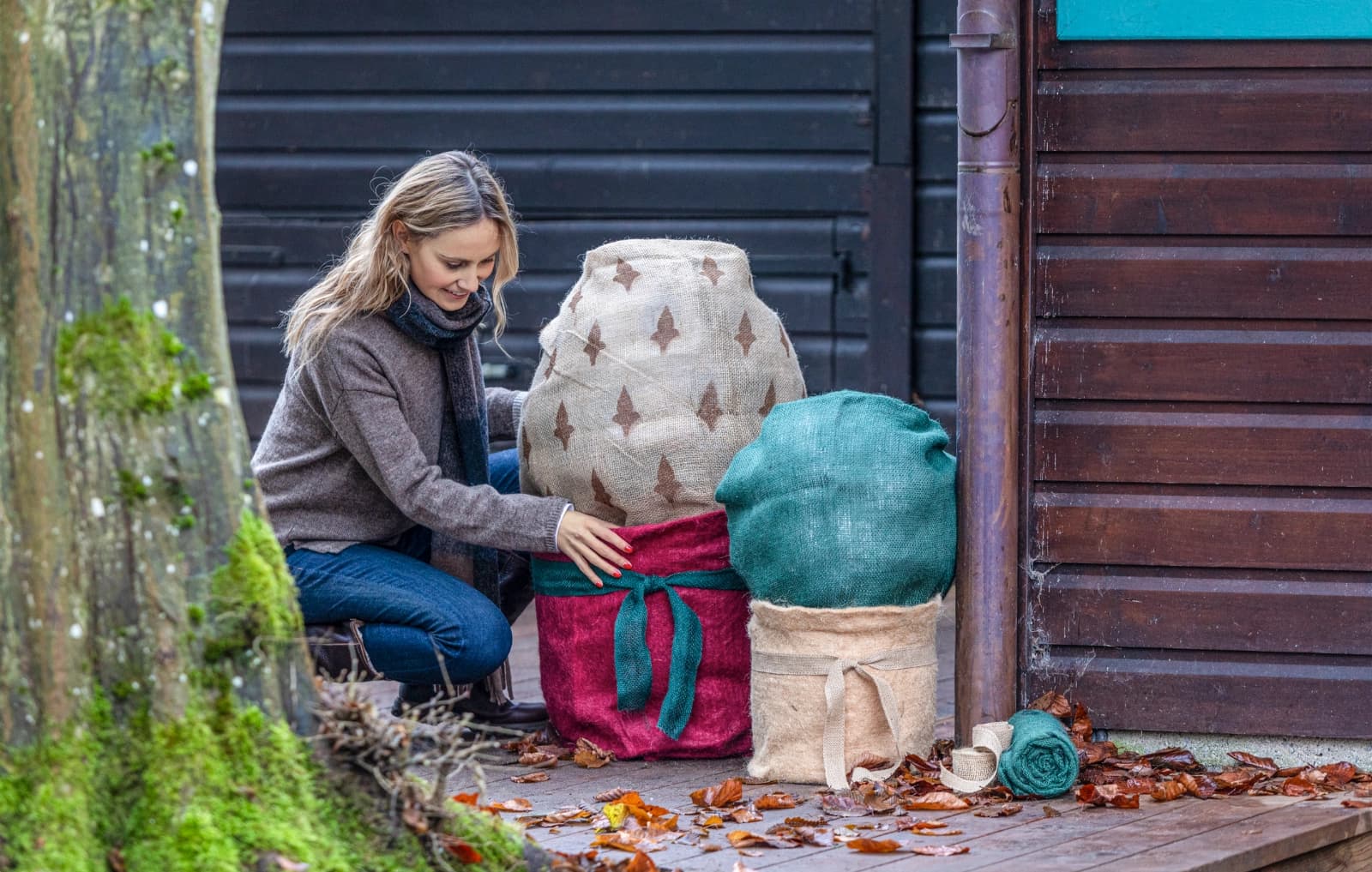 Kübelpflanzen vor Frost schützen